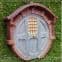 Vivid Arts Miniature World Plus Size - Washed Oak Fairy Door - 20cm Door.